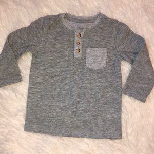 Cat & Jack Shirts & Tops - Cat & Jack Gray Henley. Size 2T Cat & Jack Shirts & Tops - Cat & Jack Gray Henley. Size 2T